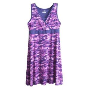 Tek Gear Purple V-neck Casual Dress